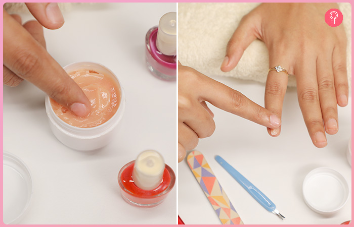Step 5: Apply Cuticle Cream And Prepare The Cuticles