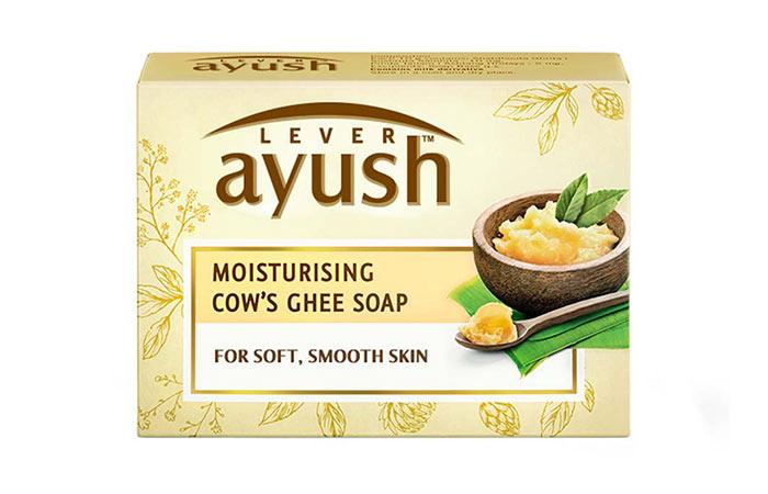 8. Ayush Moisturising Cow’s Ghee Soap
