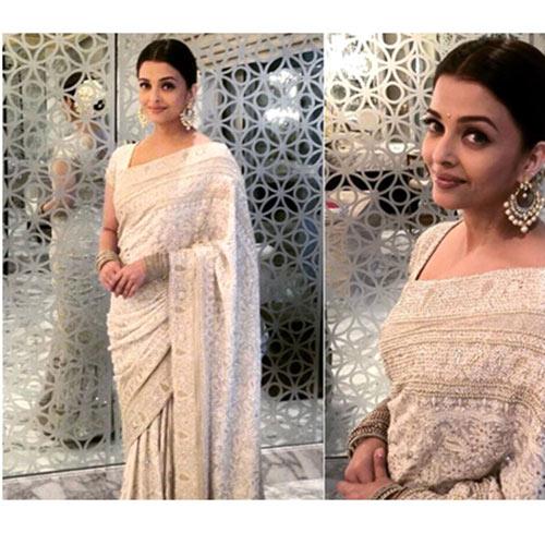  Aishwarya Rai Bachhan In A White Saree