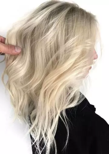 Baby blonde hair color for olive-toned pale skin