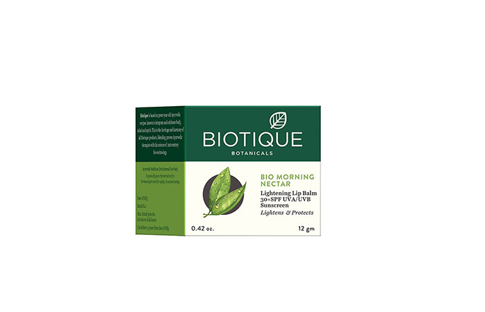 Best Anti-Aging Lip Balm Biotique Botanicals Bio Morning Nectar