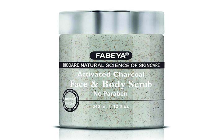 FABEYA Activated Charcoal Face Body Scrub