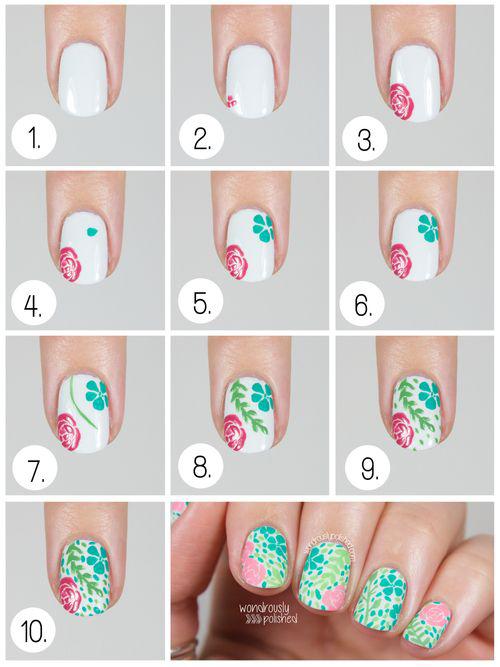 Floral Fun Nail Art Floral Fun Nail Art