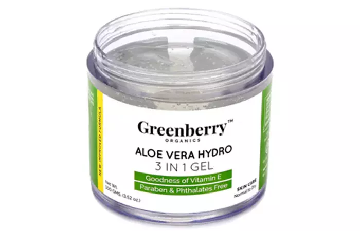 Greenberry Organics Aloe Vera Hydro 3 In 1 Gel