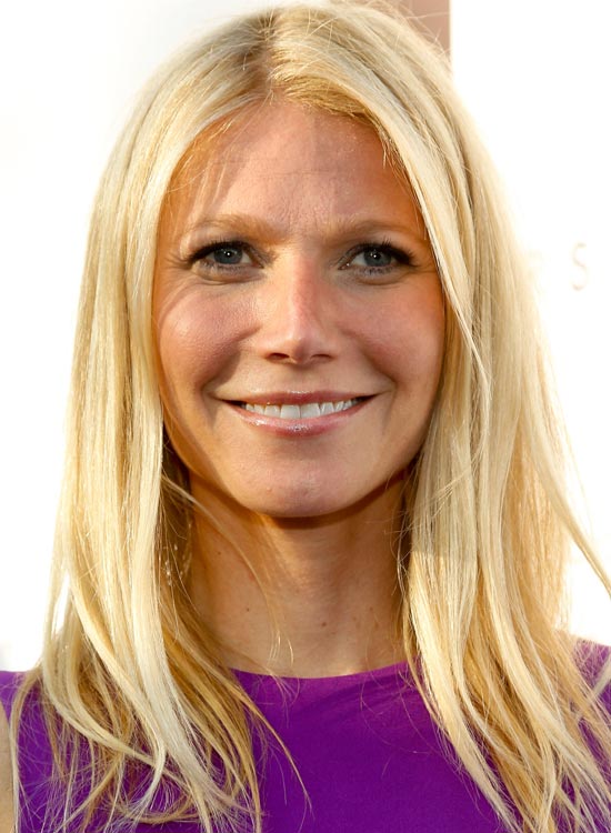 Hollywood actress Gwyneth Paltrow's hairstyle