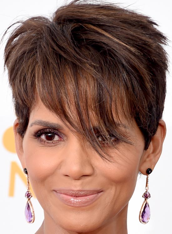 Hollywood actress Halle Berry's hairstyle