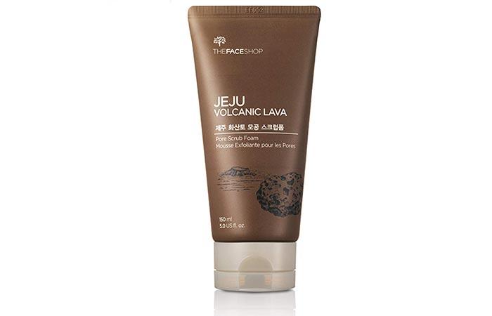 Jeju Volcanic Lava Pore Scrub Foam - Scrubs To Get Rid Of Blackheads