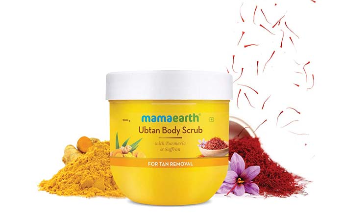 MamaearthUbtan Body Scrub With Turmeric Saffron