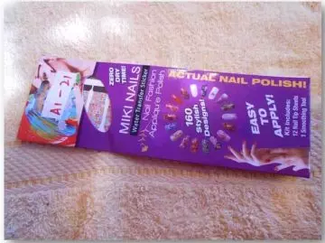 Colorbar mickey nail stickers