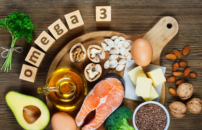 Omega 3-rich foods for hair growth.