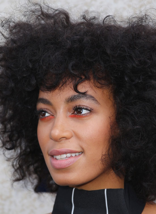 Hollywood celeb Solange Knowles' hairstyle