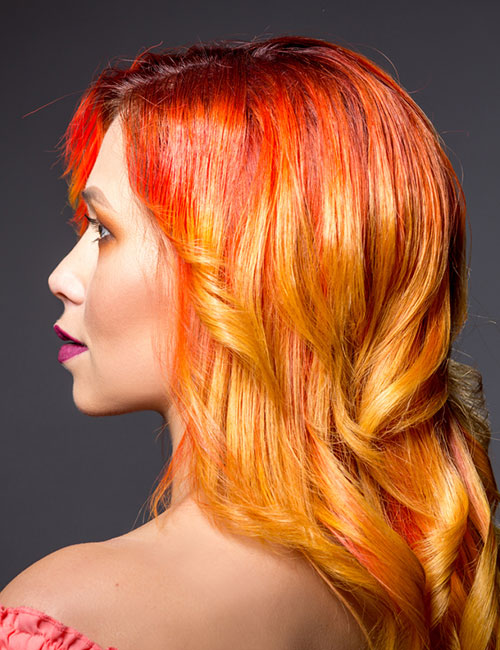 Sunset curls hairstyle