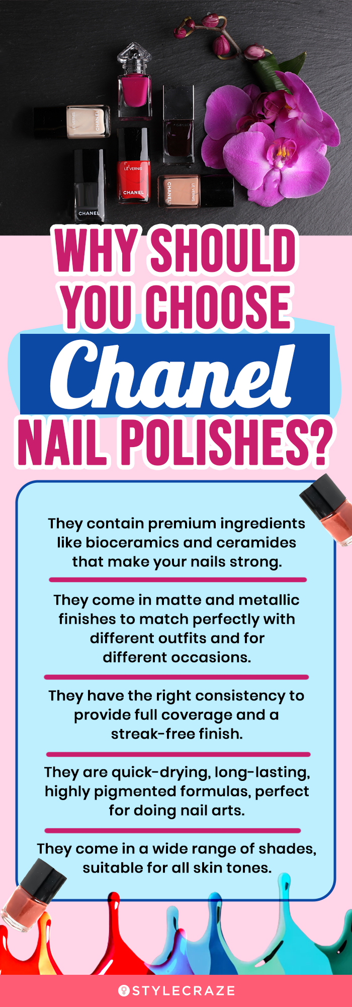 Why Should You Choose Chanel Nail Polishes? (infographic)