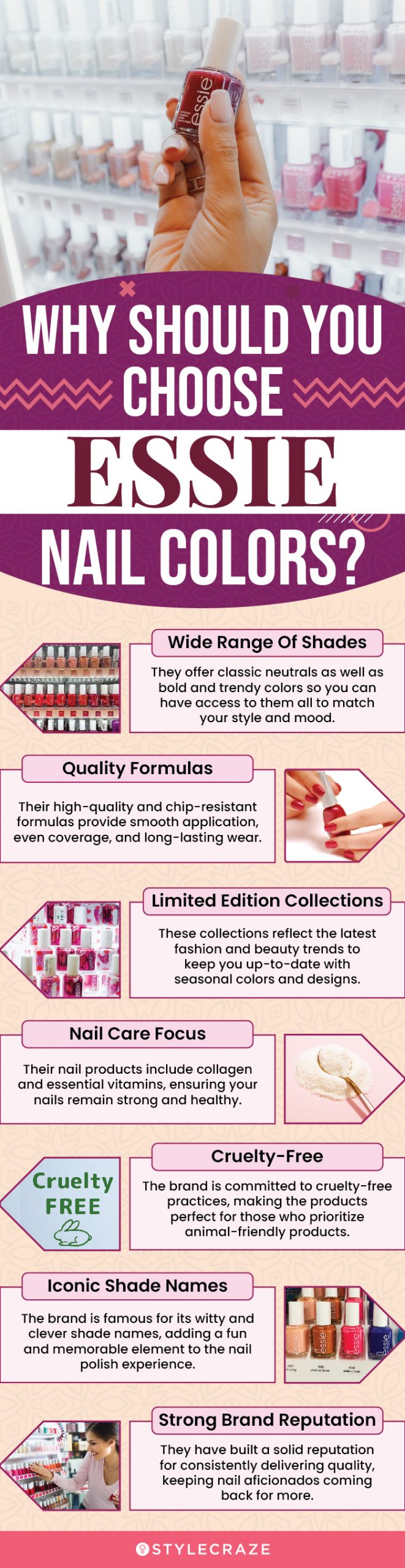 Why Should You Choose Essie Nail Colors? (infographic)