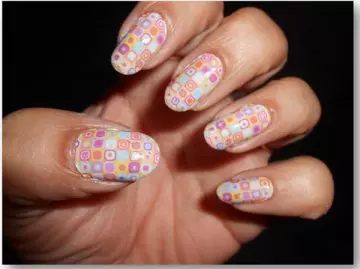 Manicure full nail water decals makeup