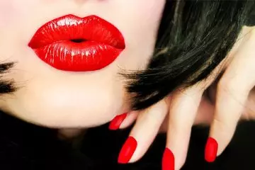 Rich red lipstick shade for fair skin
