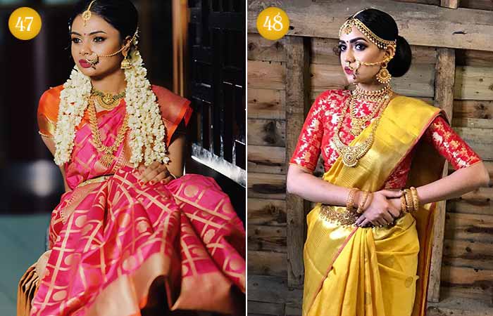 Tamil wedding makeup look beautiful Indian bridal look