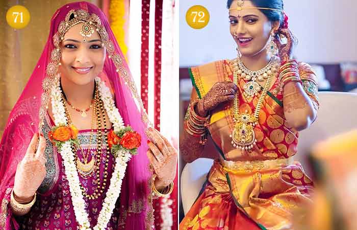 Beautiful Indian Karnataka bridal looks 3 and 4