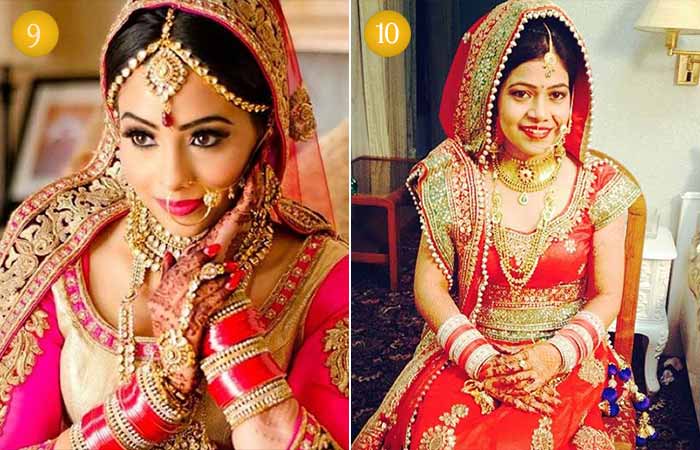 Beautiful traditional Indian Punjabi bridal look