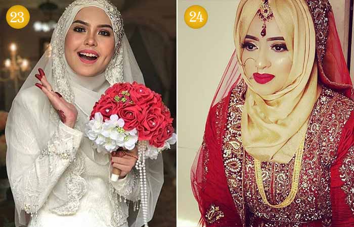 Hijabi bridal look