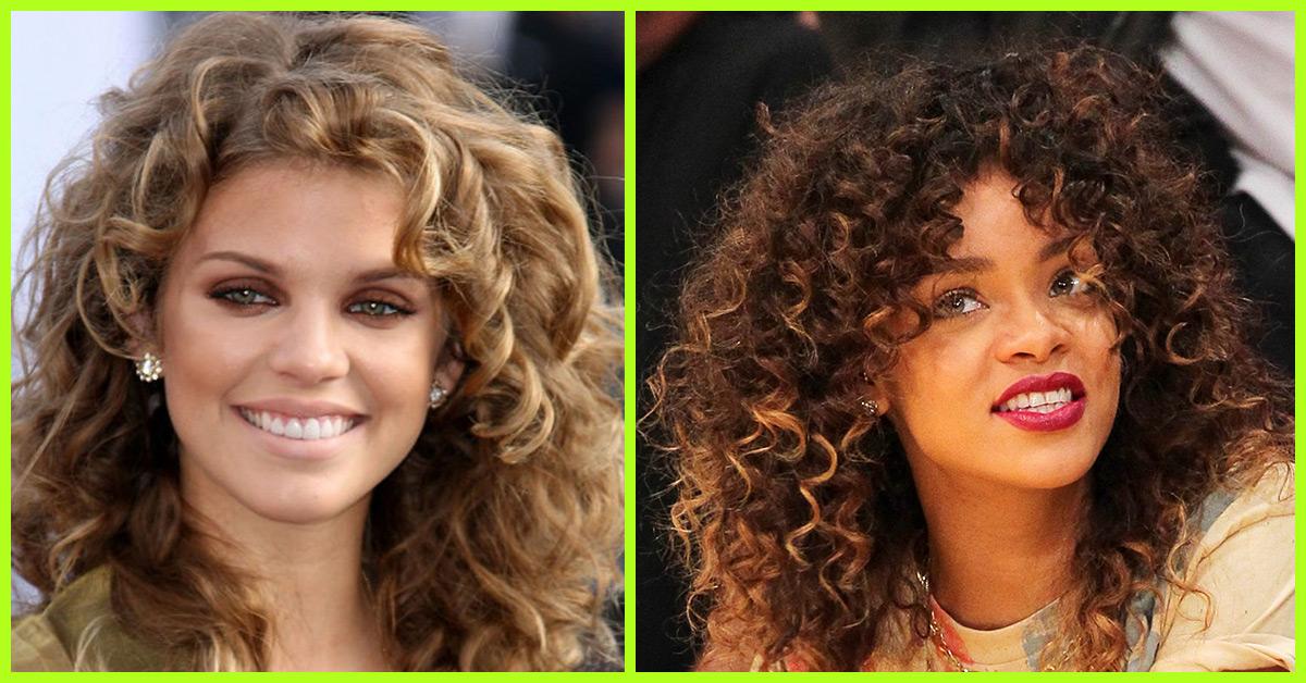 layered hairstyle for curly hair