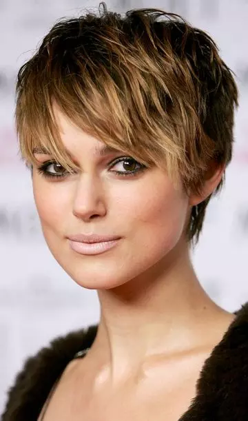 Pixie hairstyle for square faces