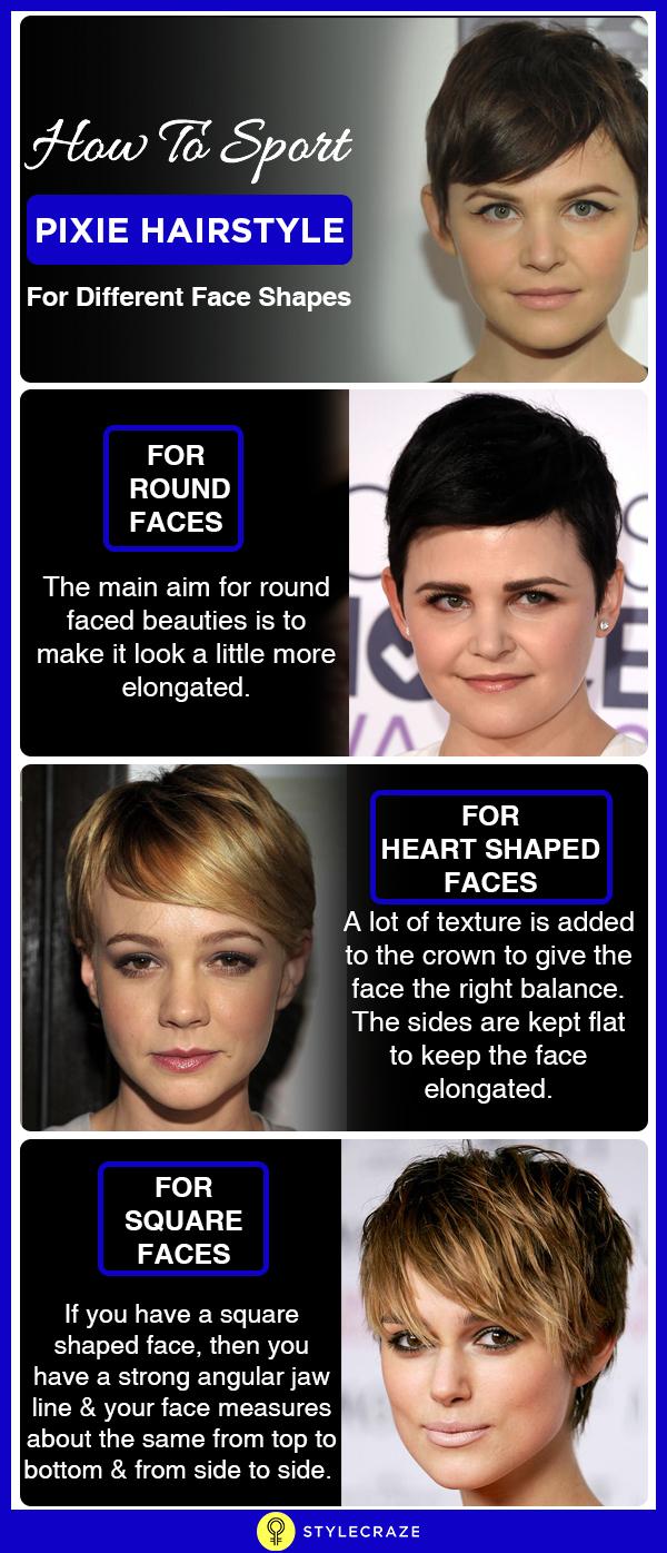 How To Sport Pixie Hairstyle For Different Face Shapes