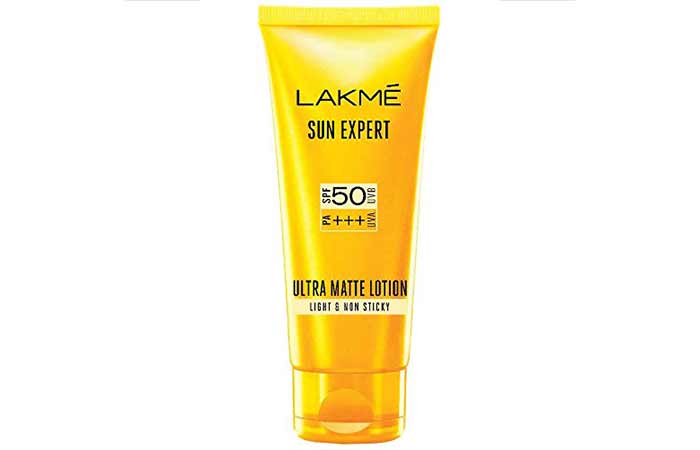 Best Sunscreens In India - Lakme Sun Expert Fairness + UV Lotion SPF 50 PA+++