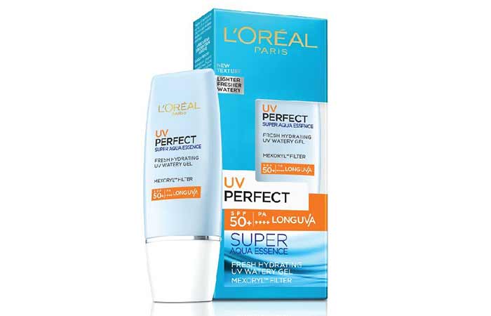 Best Sunscreens In India - L’Oreal Paris UV Perfect Super Aqua Essence SPF 50