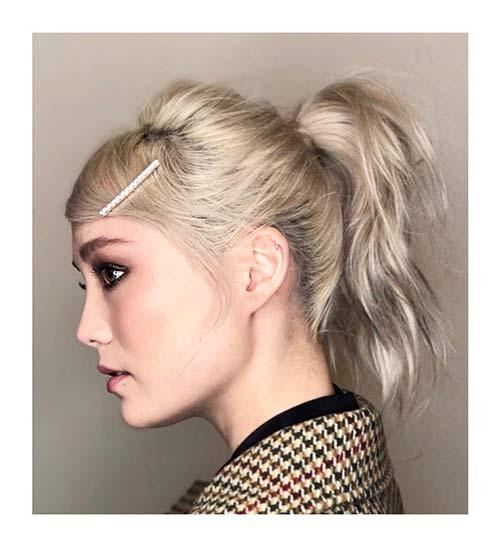 Pinned Ponytail