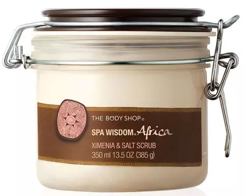 Spa Wisdom Africa Ximenia Salt Scrub - Dia Mirza’s Beauty Secrets