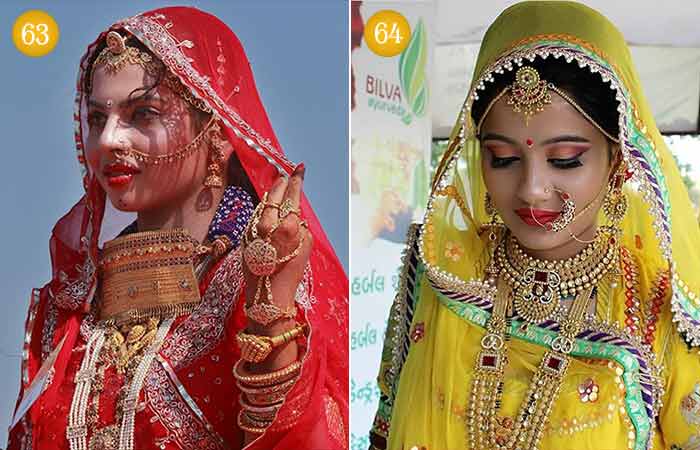 Beautiful Indian Rajasthani bridal look
