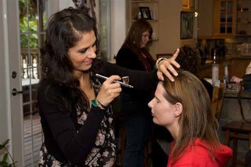 how to apply airbrush makeup