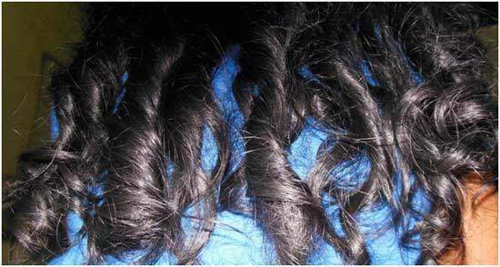 curls just near hair