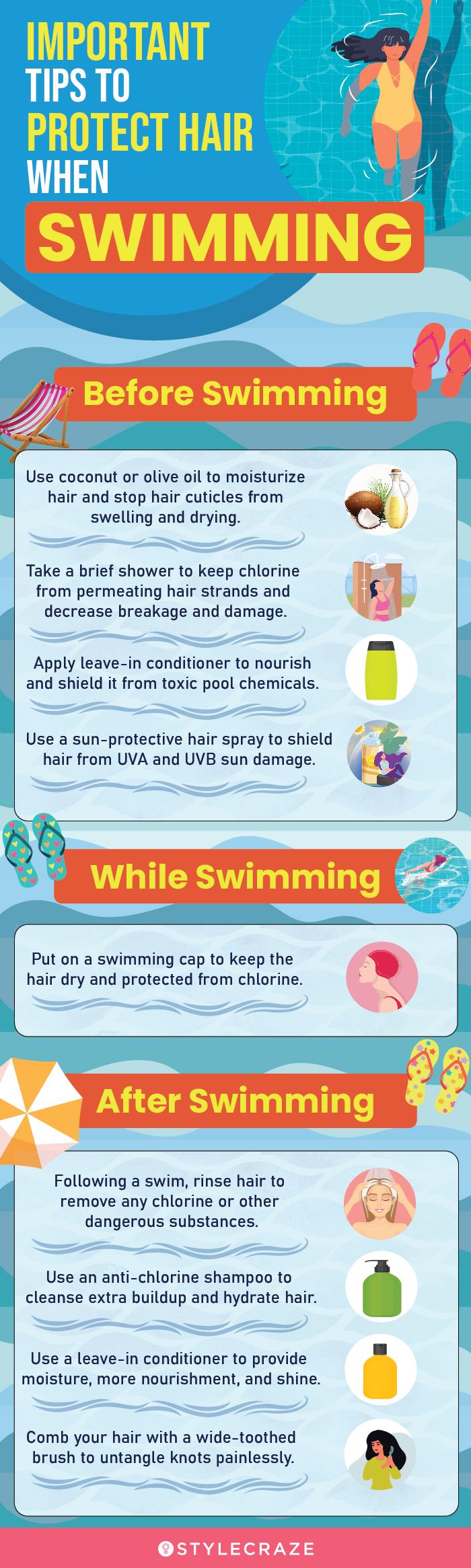 Tips to Protect Your Hair When Swimming - Shore Beauty School