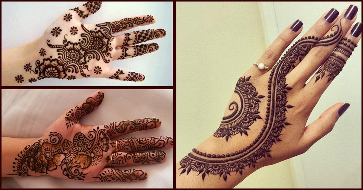 simple indian mehndi design images