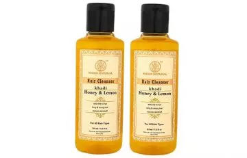 Shampoos For Oily Hair - Khadi Herbal Honey And Lemon Juice Natural Cleanser