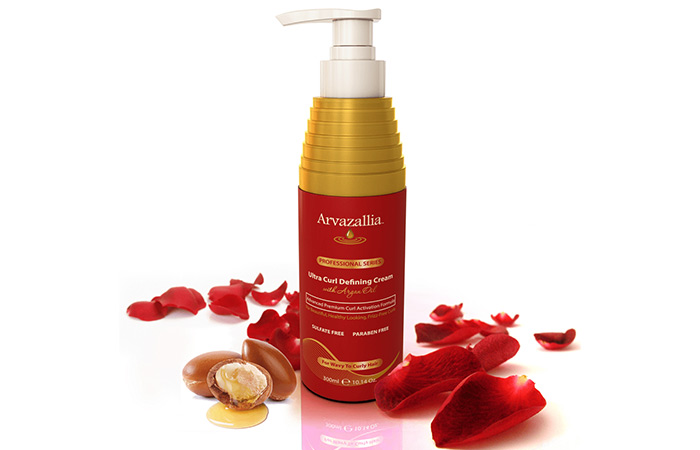 Arvazallia Ultra Curl Defining Cream With Argan Oil