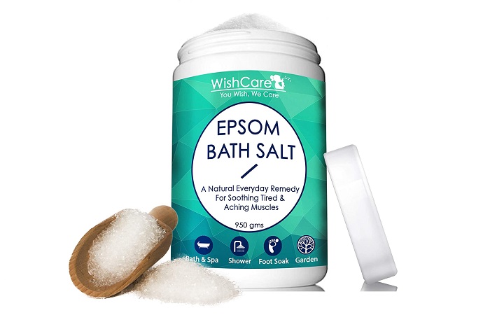 Best For All Skin Types: WishCare Epsom Bath Salt