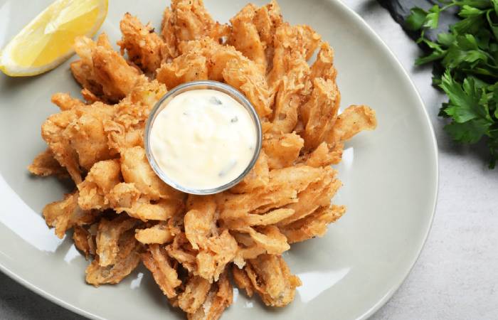 Fried blooming onion