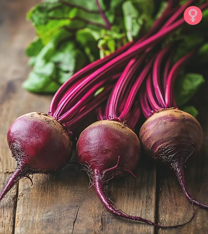 Beetroot with beetroot leaves