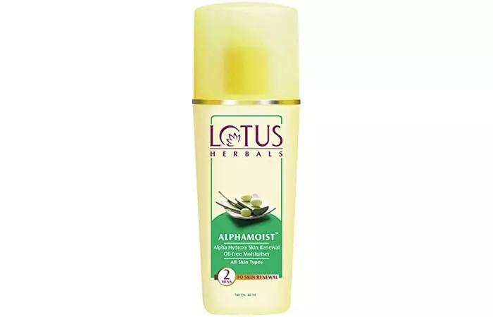 Lotus Herbals Alphamoist Oil-free Moisturizer - Water-Based Moisturizers For Oily Skin