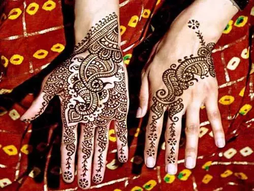 Arabic mehendi design for hands