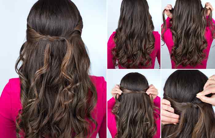 9 Simple and Easy Open Hairstyles for Long Hair Women