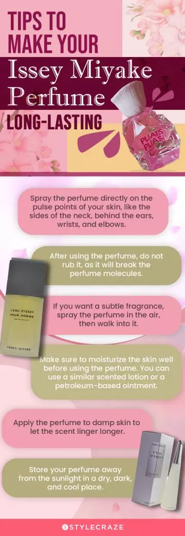 Tips To Make Your Issey Miyake Perfume Long-Lasting