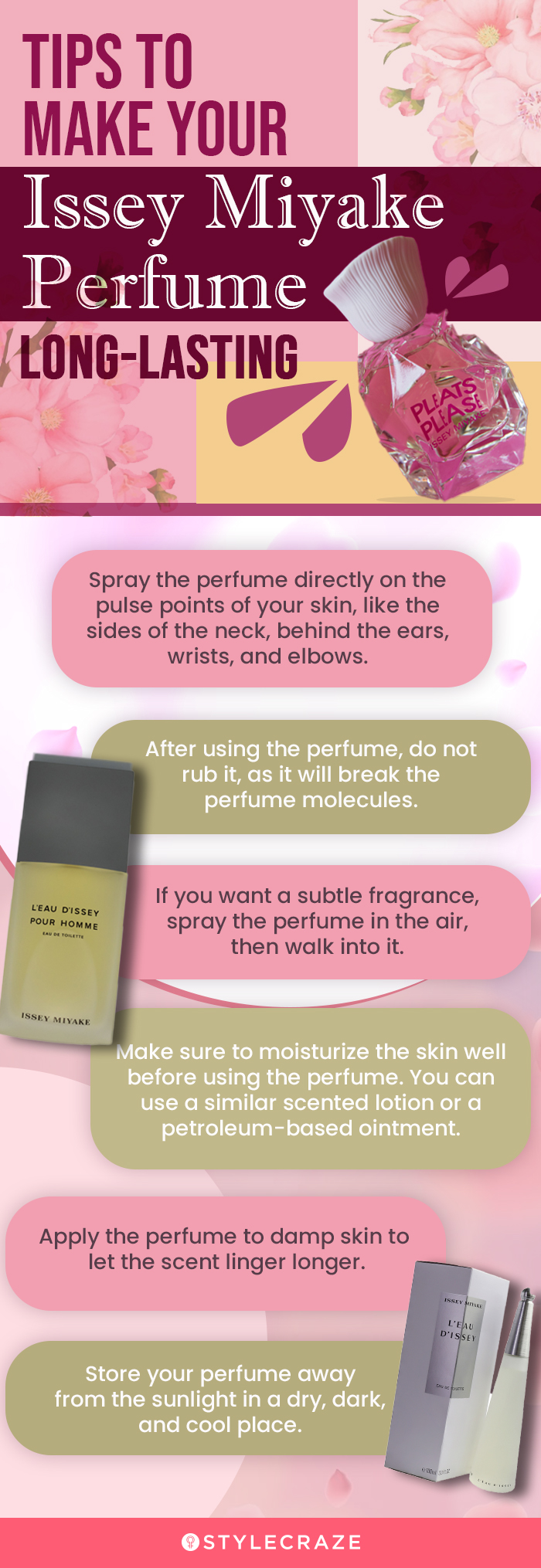 Tips To Make Your Issey Miyake Perfume Long-Lasting