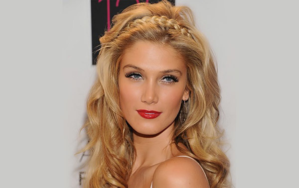 Wavy braid formal hairstyle for long hair