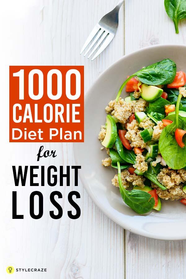 What Is A 1000 Calorie A Day Diet Weight Loss