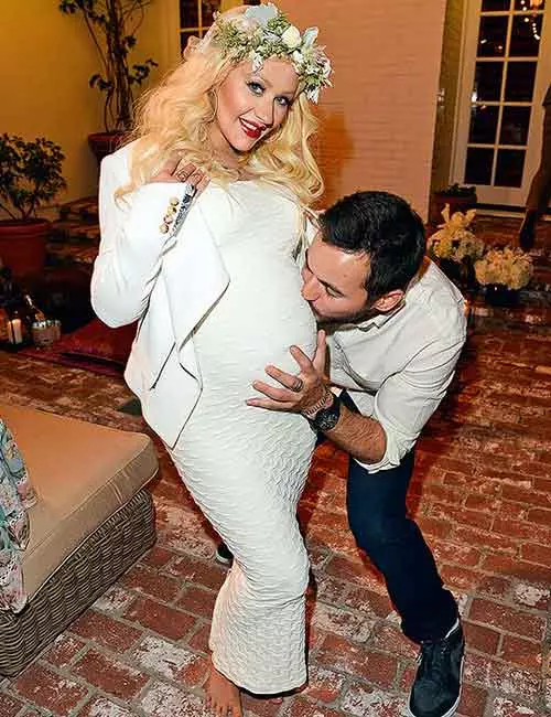 Pregnant Celebrities - Christina Aguilera