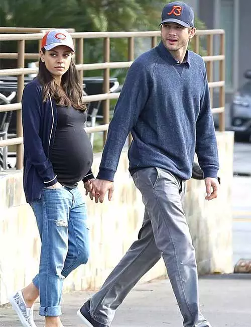 Pregnant Celebrities - Mila Kunis